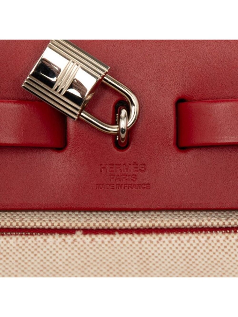 Hermes Herbag Zip PM 2-Way Shoulder Bag le Jupiman Toile Ash - Picture 5 of 7